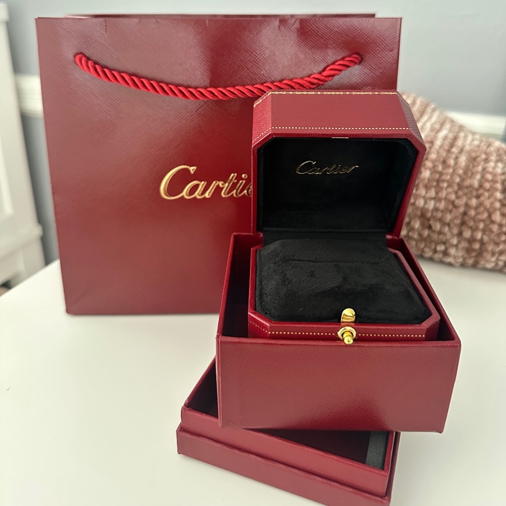 Cartier Ring Box and Packaging